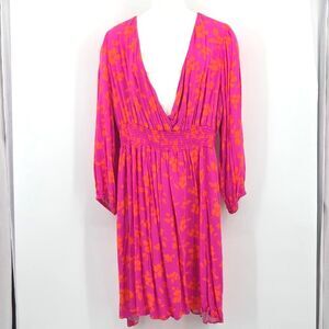 Draper James RSVP Wrap Midi Dress Plus Size 3X Office Work Career